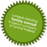 Longest standing family owned irrigation company in central Indiana